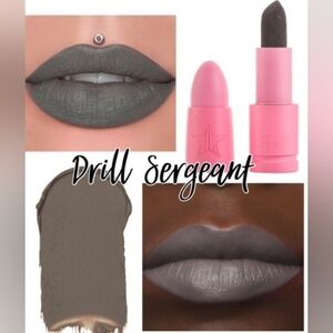 Jeffree Star Drill Sergeant Lipstick - Bold Gray